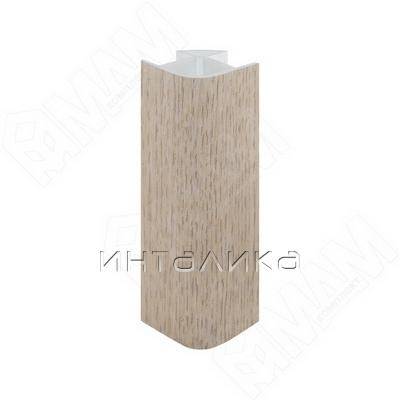 Уголок 90 градусов универсальный (высота 150), дуб беленый