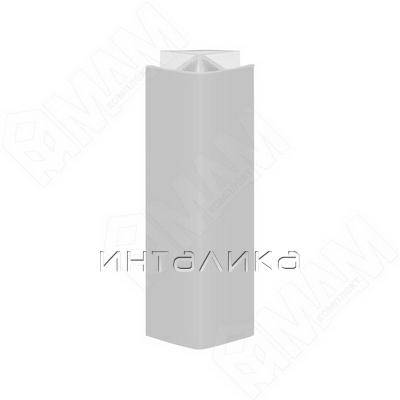 Уголок 135 градусов (высота 100), алюминий матовый