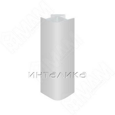 Уголок 90 градусов универсальный (высота 100), алюминий матовый