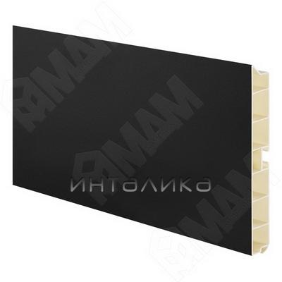 Цоколь пластиковый (высота 100, длина 4000 мм), черный