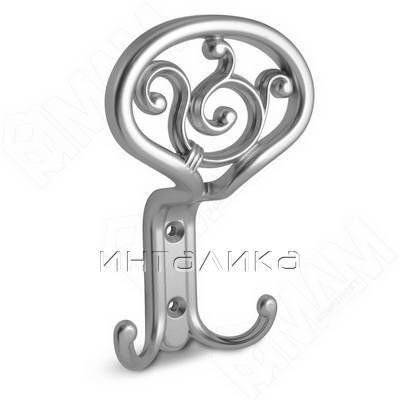 ROME Крючок трехрожковый серебро Ноттингем