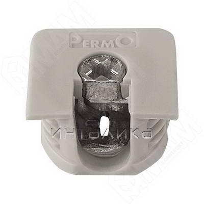 Эксцентрик усиленный в квадратном пластиковом корпусе 16 мм, серый