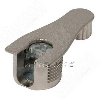 Эксцентрик усиленный в металлическом корпусе с дополнительной футоркой 16 мм, никель