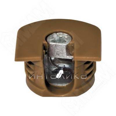 Эксцентрик усиленный в пластиковом корпусе 16 мм, дуб