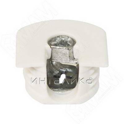 Эксцентрик усиленный в пластиковом корпусе 16 мм, белый