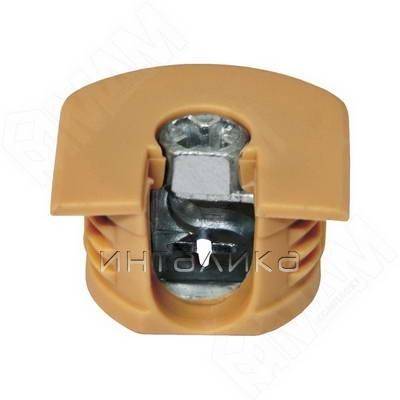 Эксцентрик усиленный в пластиковом корпусе 16 мм, бук