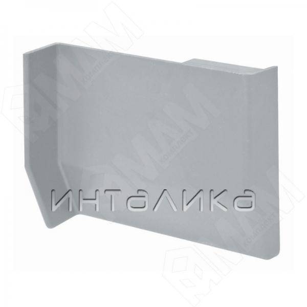 801 Заглушка для мебельного навеса, пластик, серая, левая