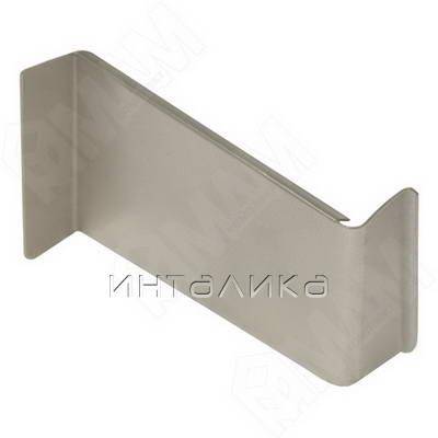 806 Заглушка для мебельного навеса, металл, никель, левая