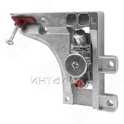 LIBRA H6 Скрытый мебельный навес с креплением на штоки D15, левый