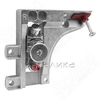 LIBRA H6 Скрытый мебельный навес с креплением на штоки D15, правый