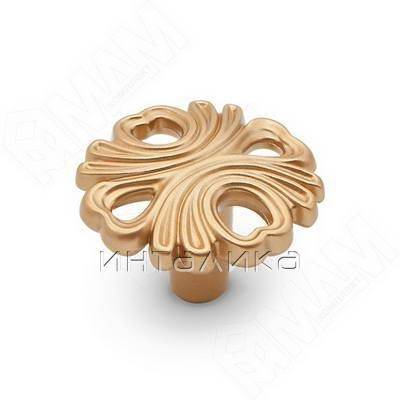 Ручка-кнопка золото матовое Милан