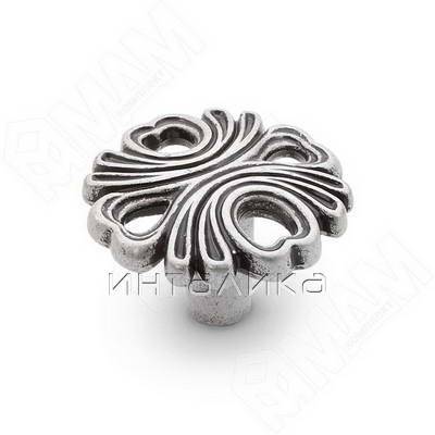 Ручка-кнопка серебро состаренное