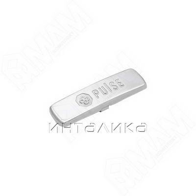 SLIDE-ON накладка декоративная на плечо петли, с логотипом, никель