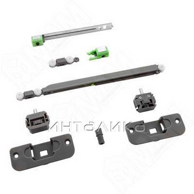 Yutu комплект роликов для одной деревянной двери до 15 кг, один доводчик