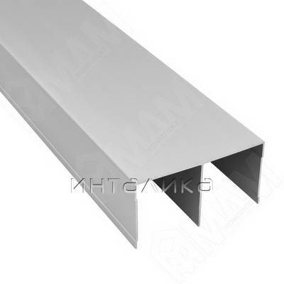 INTEGRO Направляющая верхняя серебро, L-3000