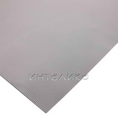 Покрытие для кухонных шкафов 480х1,2 мм, рифл., серый