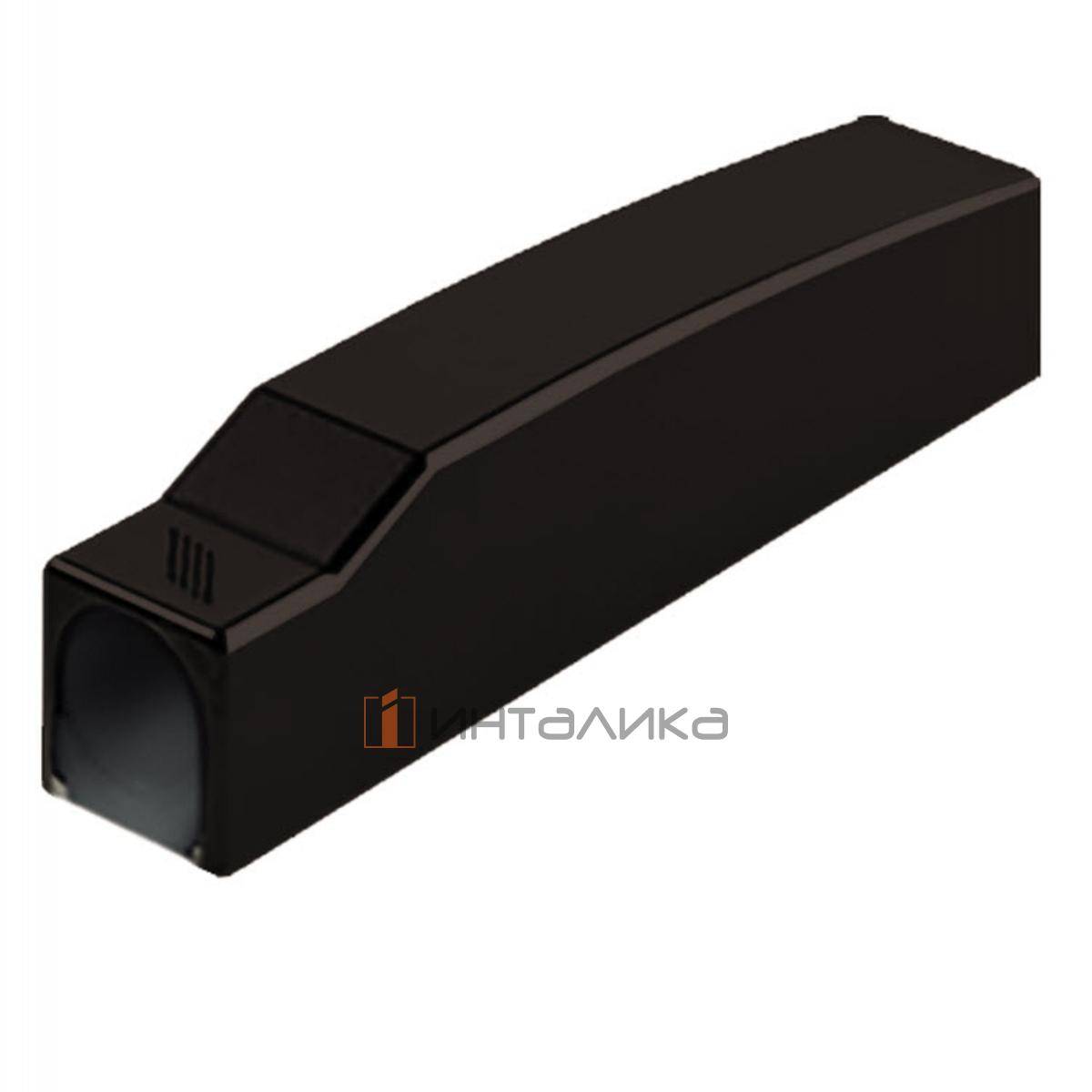 Адаптер механизма HETTICH Открывание нажатием Дизайн / P2O Design для всех механизмов Открывание нажатием Магнет и Пин / P2O Magnet и Pin, под прикручивание, черный обсидиан