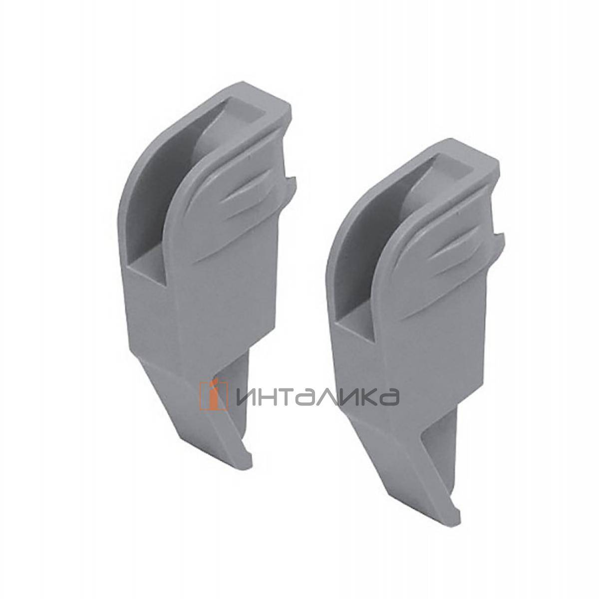 Комплект ограничителей угла открывания КЕССЕБЁМЕР / KESSEBOHMER ФриФолд Шорт / FreeFold Short, 90°, пластик, серый