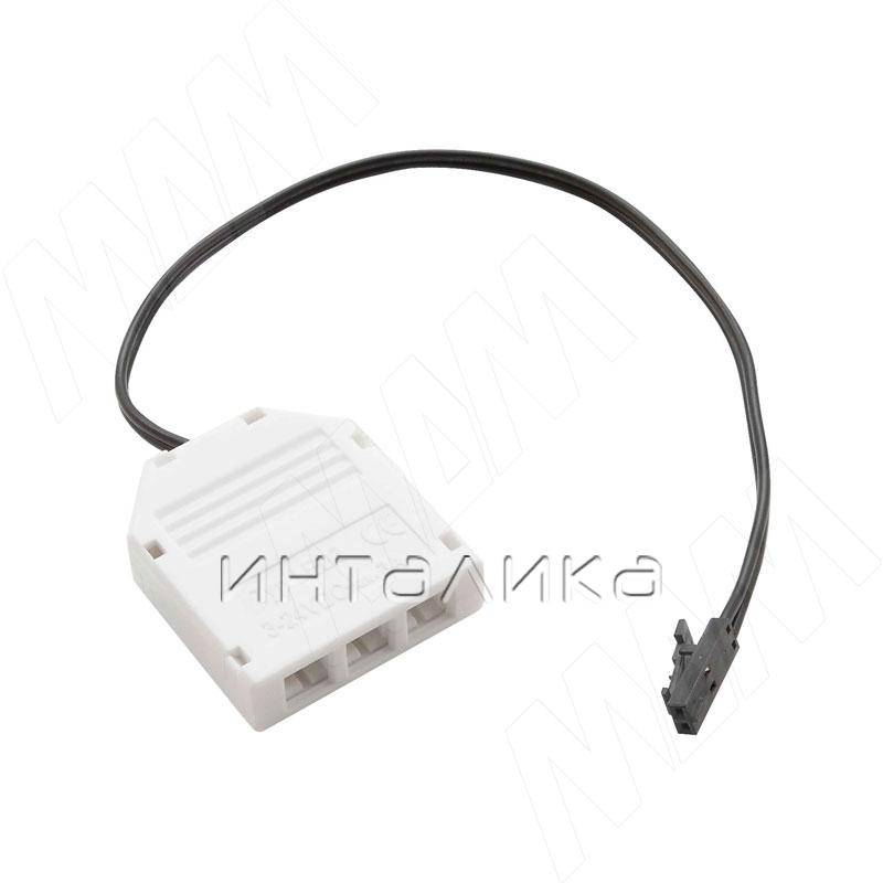 Разветвитель на 3 розетки, разъем - LED, папа-12V, мама-24V (DIS-LED-12M24F-3)