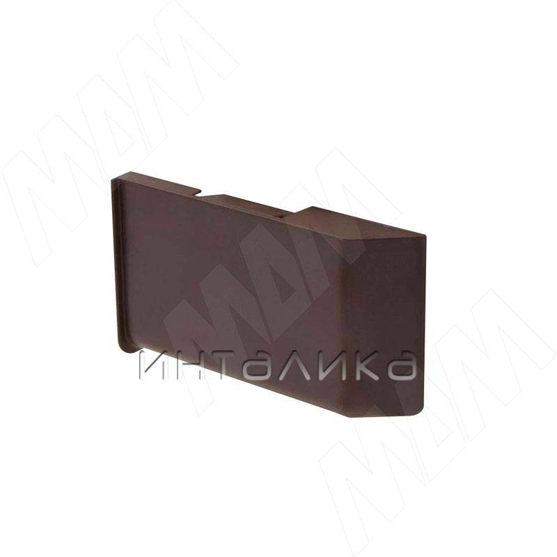 K020 Заглушка для мебельного навеса, пластик, коричневая, правая (K020.C00R.907/RU)