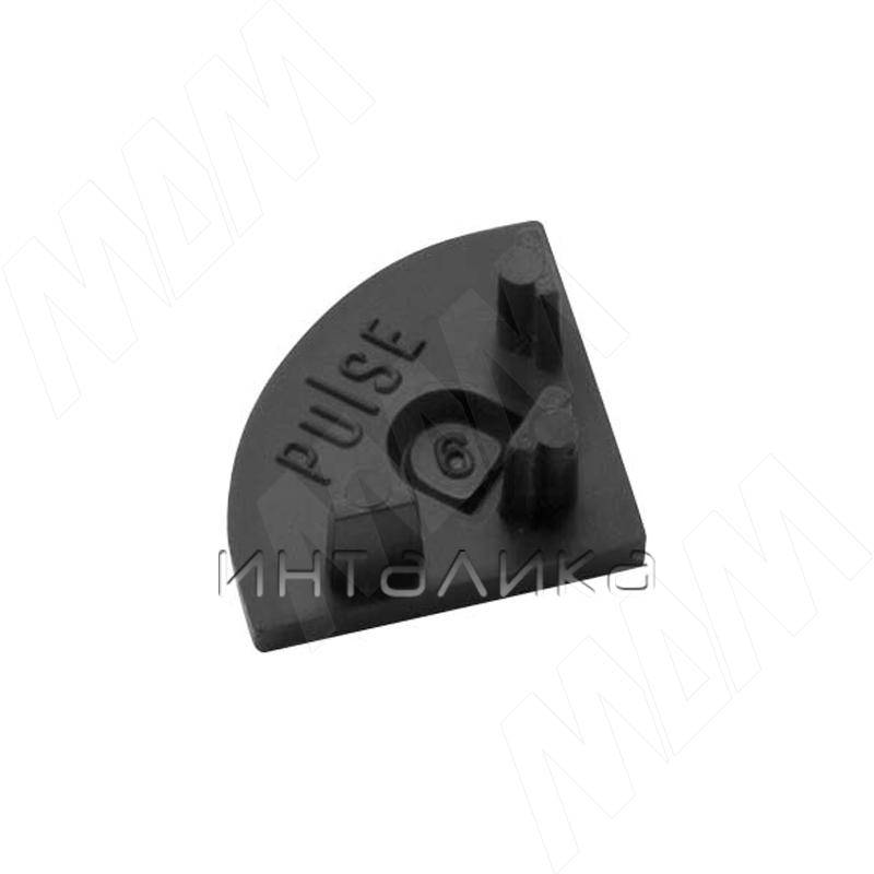 Заглушка торцевая для СМ1/CM2, черная (LSPA-CAP-CM1/2-BL)