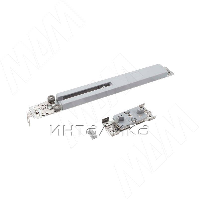 PRIDE Универсальная система плавного закрывания для шкафа-купе, 1 доводчик, 1 активатор, крепеж (DA50)