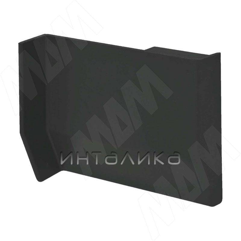 801 Заглушка для мебельного навеса, пластик, черная, левая (K013.C00L.950)