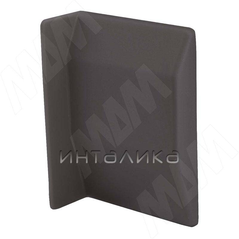 807 Заглушка для мебельного навеса, пластик, графит, левая (K075.C01L.026)