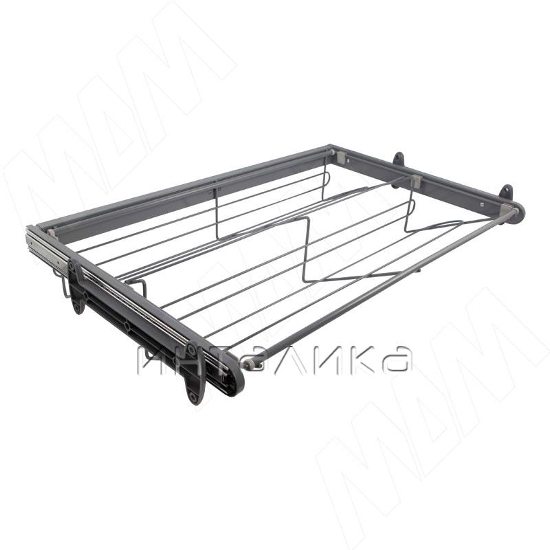 BELLE Корзина для обуви, 800 мм, графит, полн. выдв. (BE80SHGR)