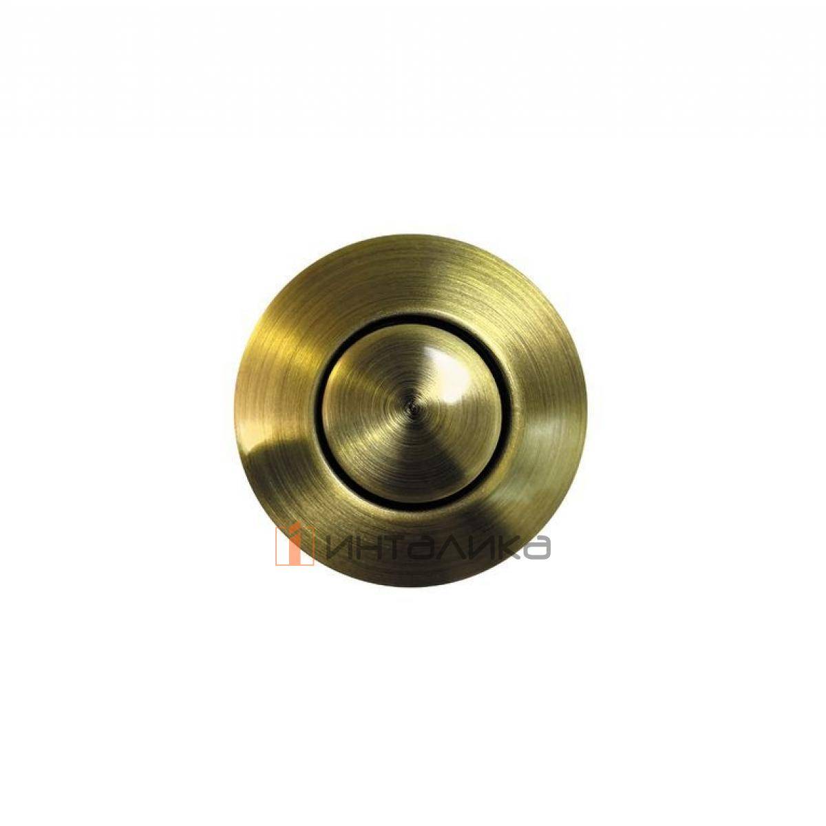 Пневматическая кнопка Omoikiri SW-01, античная латунь