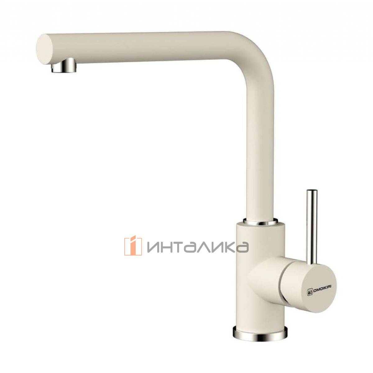 Смеситель Omoikiri NAKAGAWA однорычажный, белый