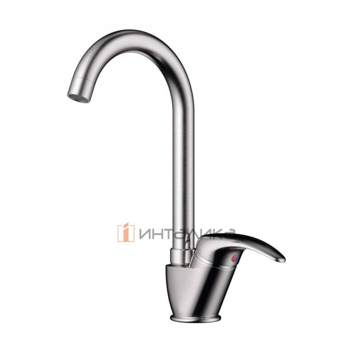 Смеситель Omoikiri UMI однорычажный, нержавеющая сталь