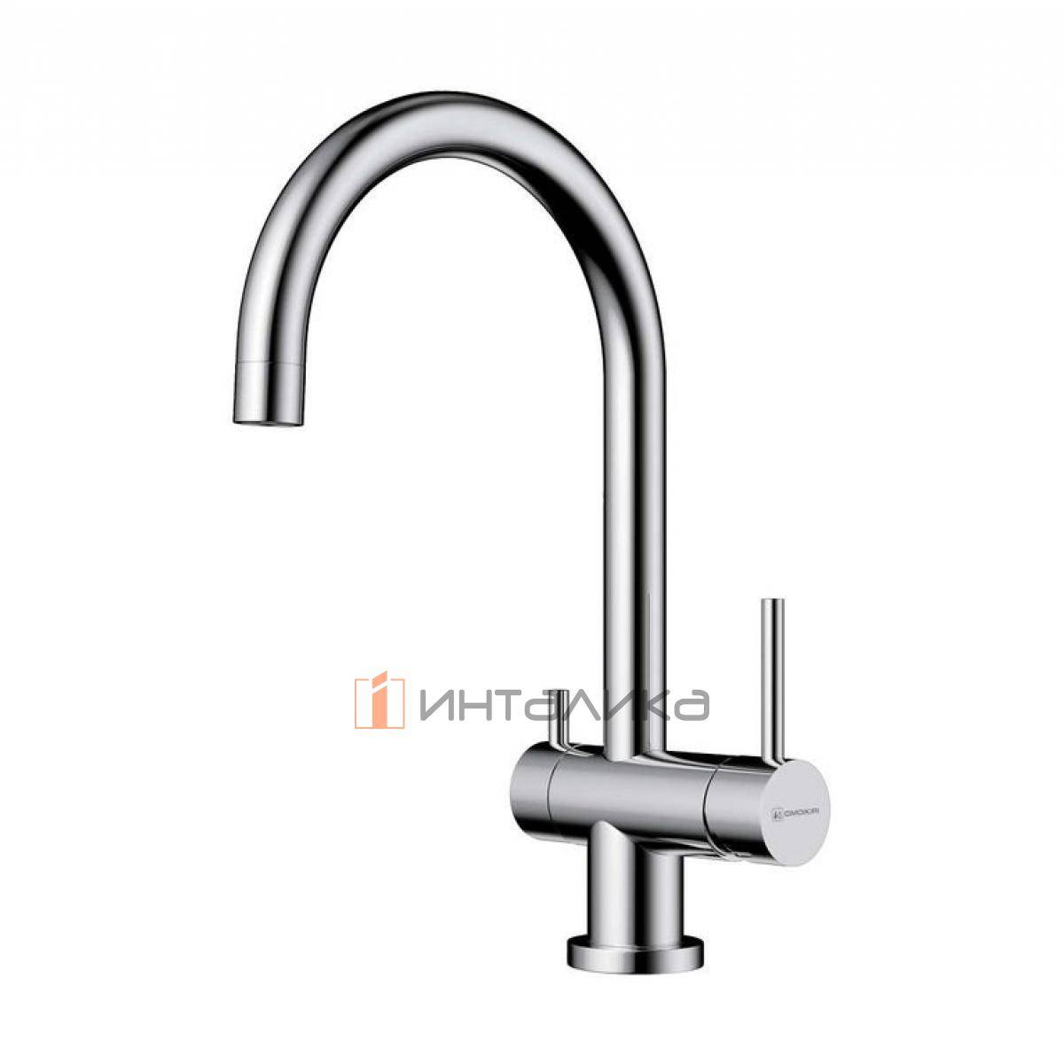 Смеситель Omoikiri YAMADA однорычажный, с выводом для питьевой воды, хром