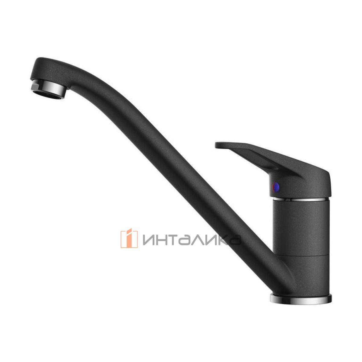 Смеситель Omoikiri KADO однорычажный, черный