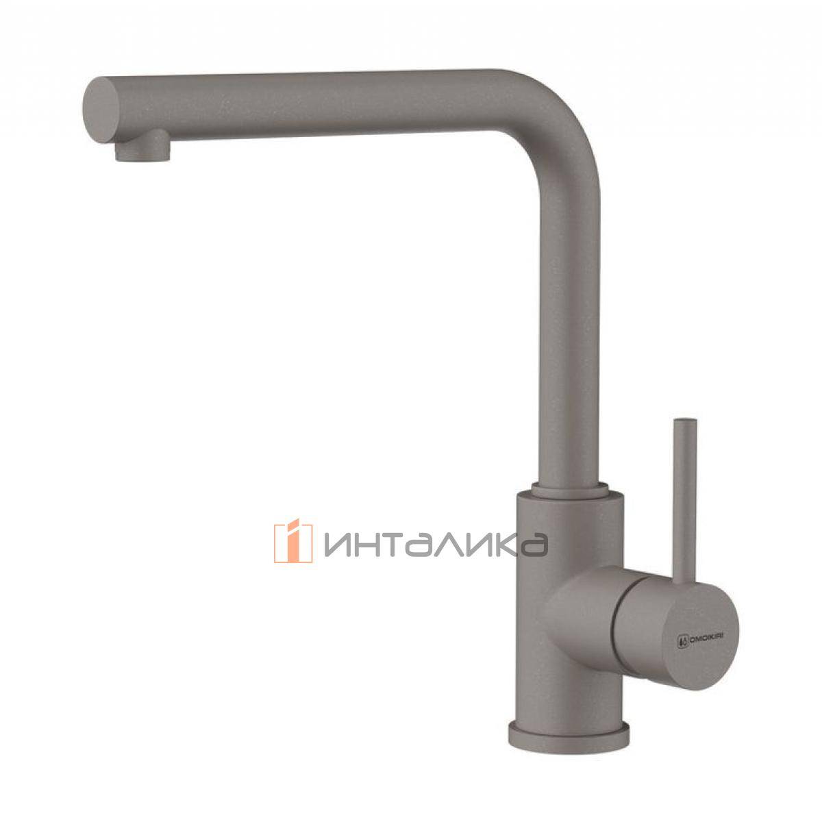 Смеситель Omoikiri NAKAGAWA-P однорычажный, leningrad grey