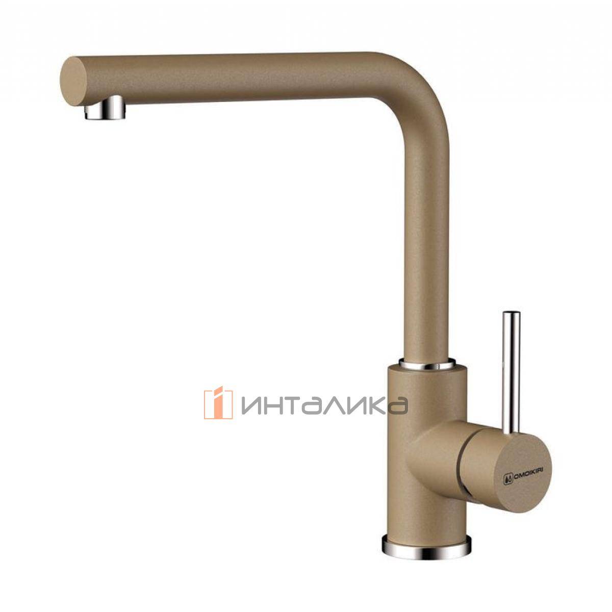 Смеситель Omoikiri NAKAGAWA однорычажный, карамель