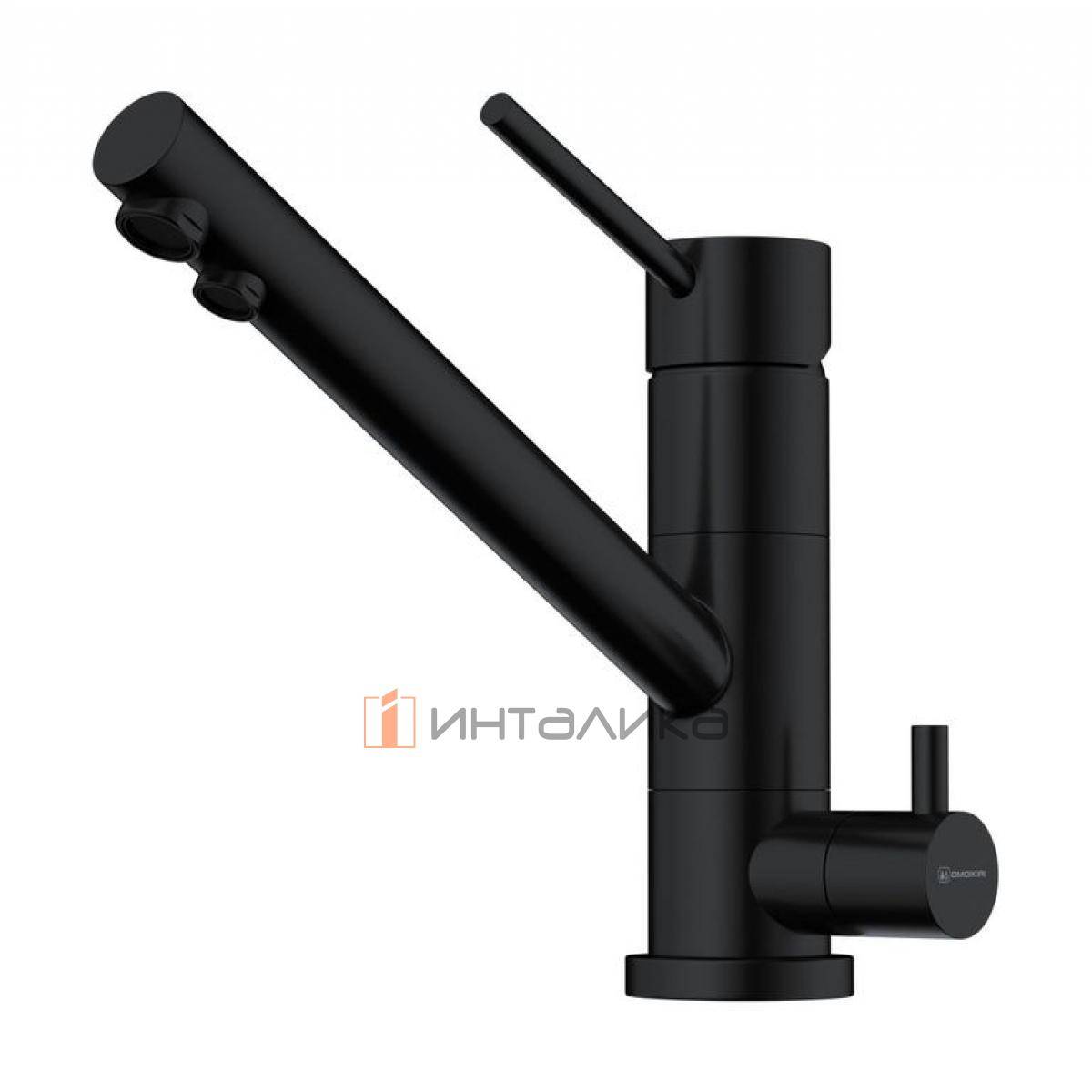 Смеситель Omoikiri TONAMI однорычажный, с выводом для питьевой воды, графит