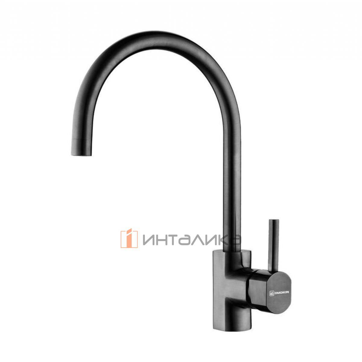 Смеситель Omoikiri WAKAYAMA однорычажный, вороненая сталь