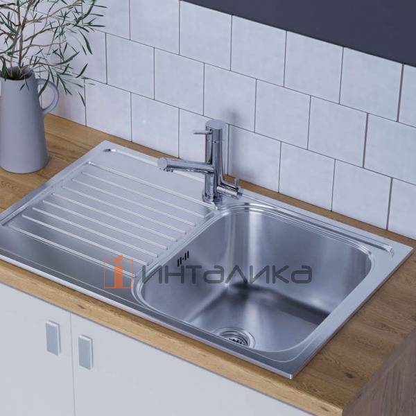 Смеситель Omoikiri TONAMI однорычажный, с выводом для питьевой воды, leningrad grey
