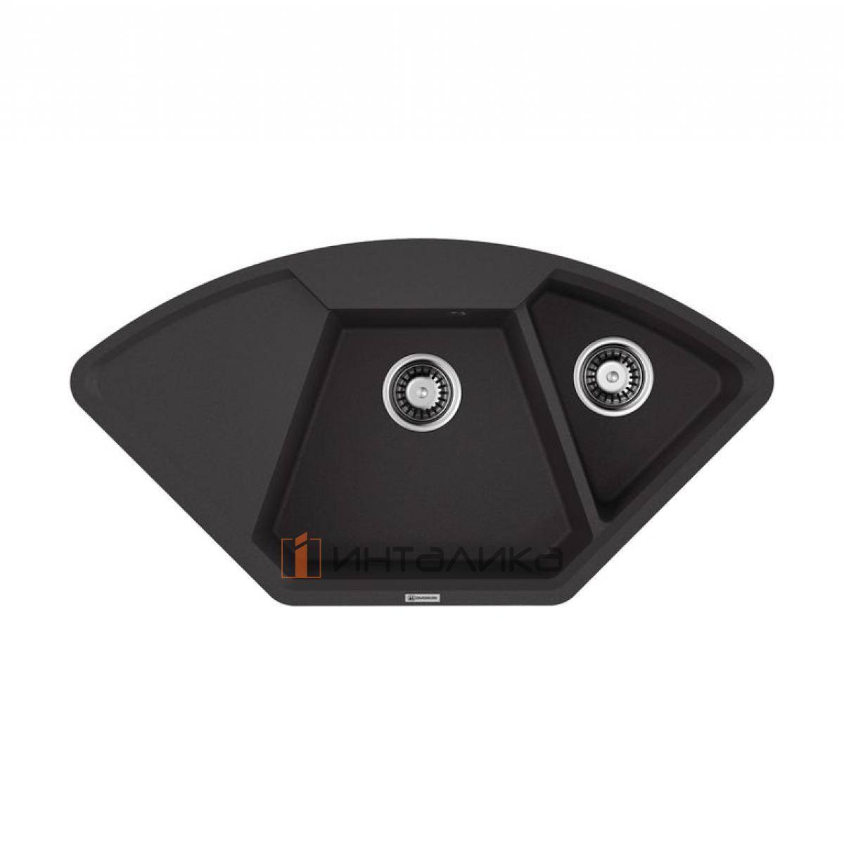 Мойка Omoikiri YONAKA 98-C Artgranit, 900х900, накладная, черный
