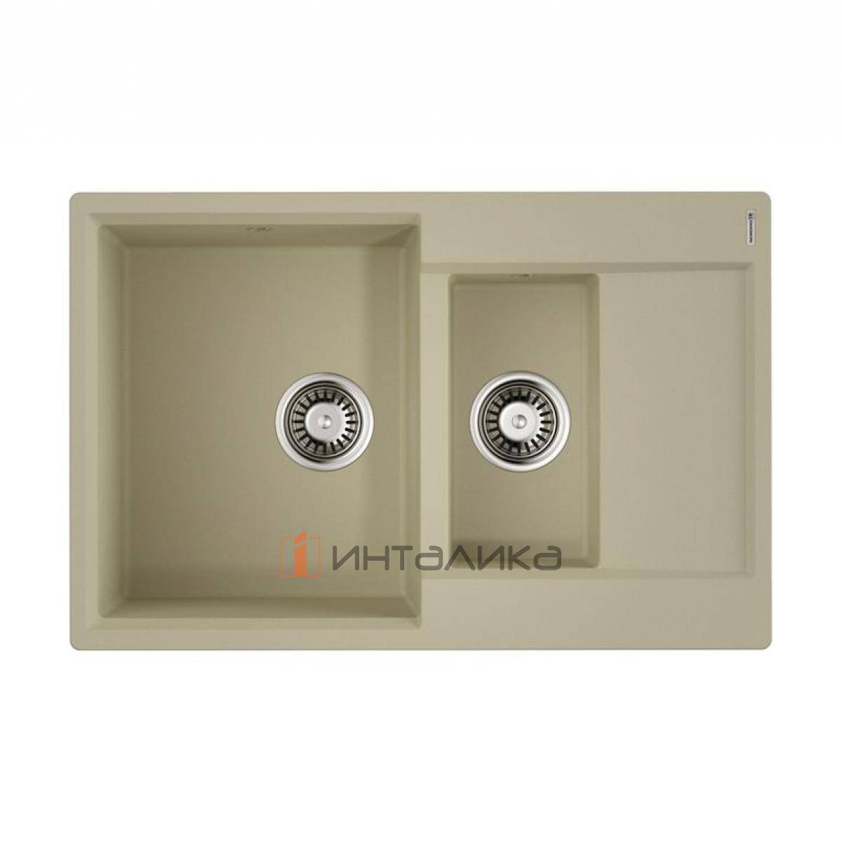 Мойка Omoikiri DAISEN 78-2 Artgranit, 600, накладная, ваниль