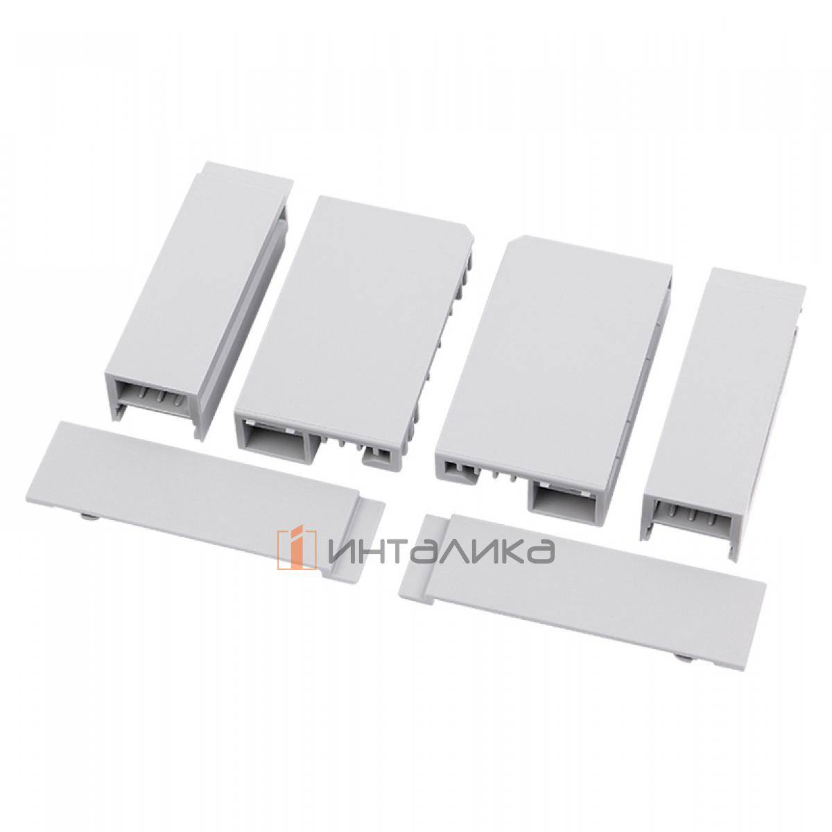 Комплект адаптеров HETTICH ТопСайд / TopSide для ящика ИнноТех Атира / InnoTech Atira, H144, серебристый