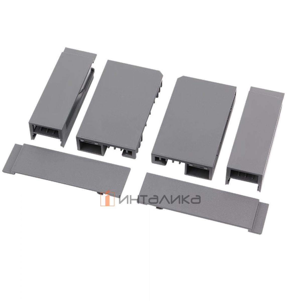 Комплект адаптеров HETTICH ТопСайд / TopSide для ящика ИнноТех Атира / InnoTech Atira, H176, антрацит