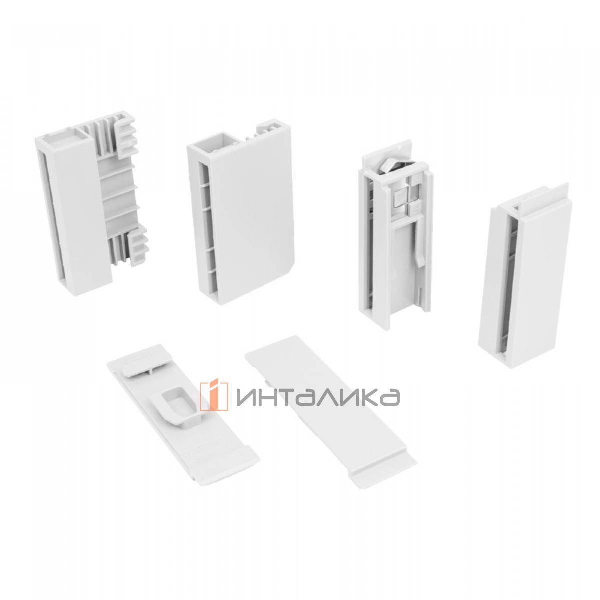 Комплект адаптеров HETTICH ТопСайд / TopSide для ящика ИнноТех Атира / InnoTech Atira, H176, белый