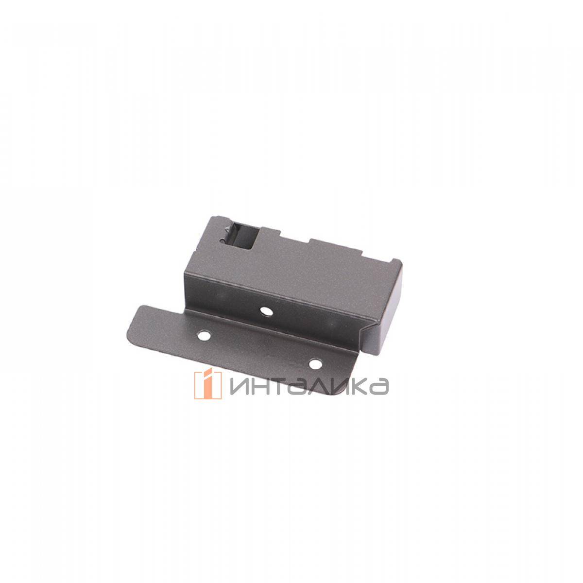 Соединитель задней стенки HETTICH ИнноТех Атира / InnoTech Atira, H70, левый, антрацит