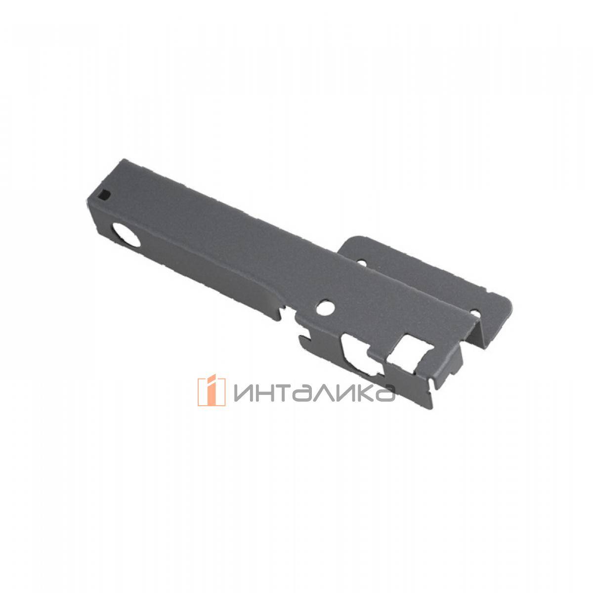 Соединитель задней стенки HETTICH ИнноТех Атира / InnoTech Atira, H144, левый, антрацит