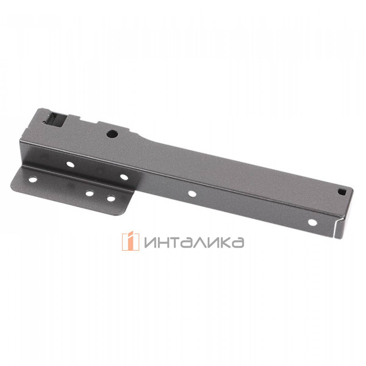 Соединитель задней стенки HETTICH ИнноТех Атира / InnoTech Atira, H176, левый, антрацит