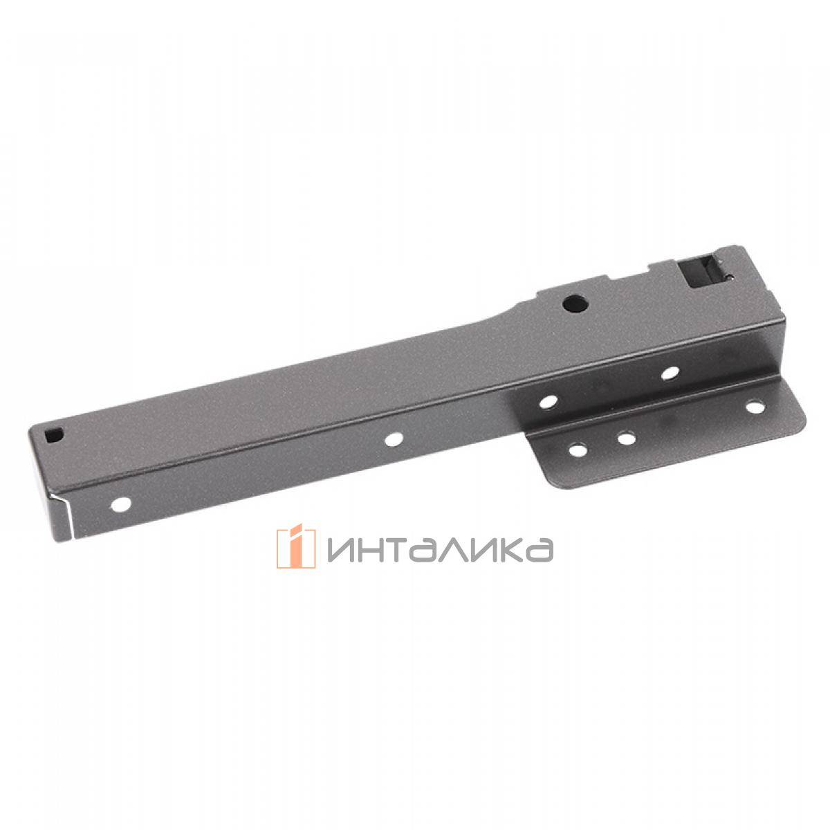 Соединитель задней стенки HETTICH ИнноТех Атира / InnoTech Atira, H176, правый, антрацит