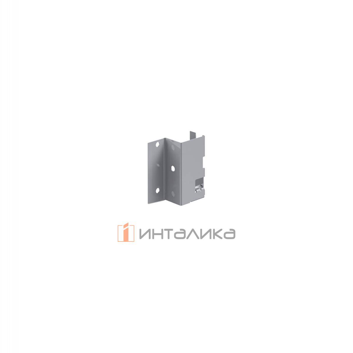 Соединитель задней стенки HETTICH ИнноТех Атира / InnoTech Atira, H54, левый, серебристый