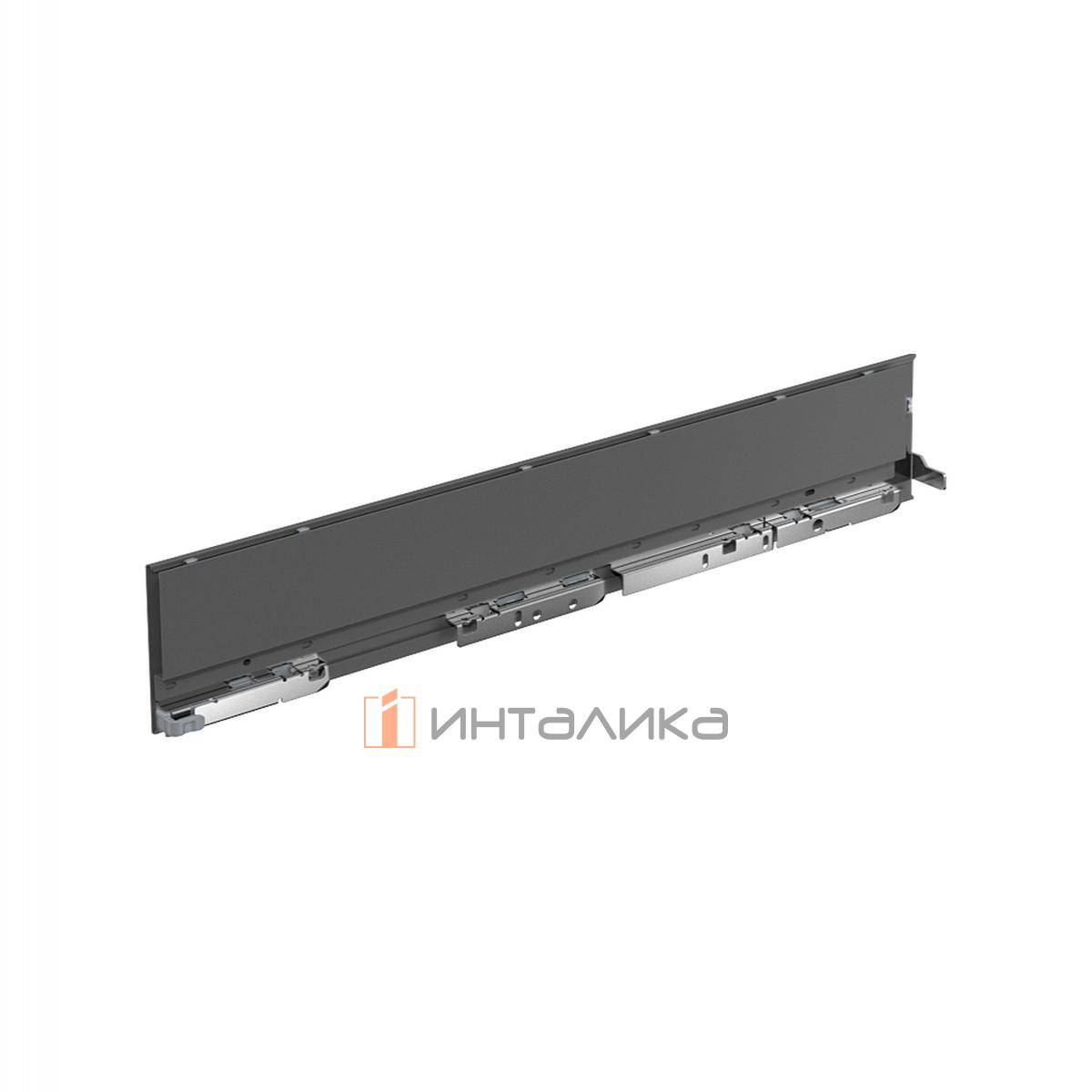 Боковина ящика HETTICH АванТех Ю / AvanTech You, H101, NL300, антрацит, левая